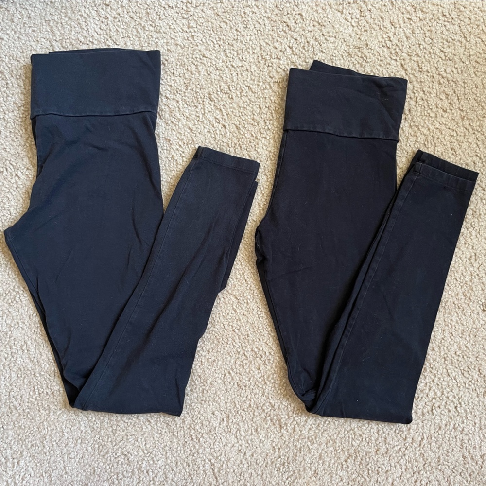 F21 black leggings set or single $8/$17
